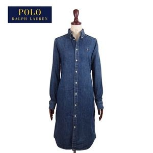 Ralph Lauren denim shirt dress.
